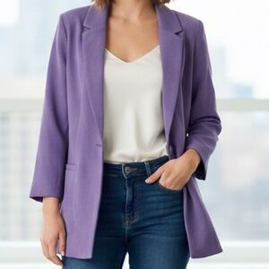 NWOT ameé Purple Blazer